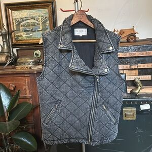 PROMESA Quilted Moto Biker Vest